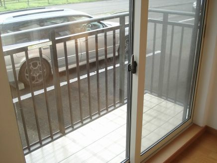 Mヒルズのバルコニー