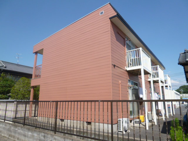 倉敷市中庄のアパートの外観