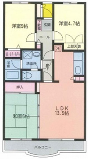 【間取り】 | 田沼レジデンス６ | 間取り図