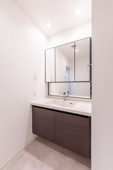 中央区勝どき６丁目の賃貸マンションのその他|洗面・同反転タイプ参照