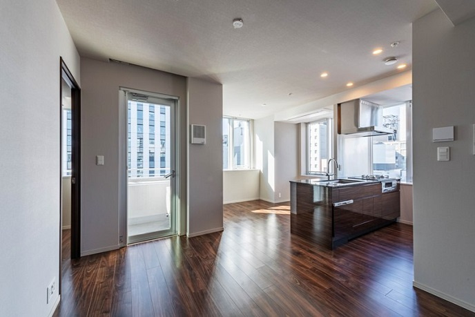 中央区勝どき６丁目の賃貸マンションの居間・リビング|同反転タイプ参照