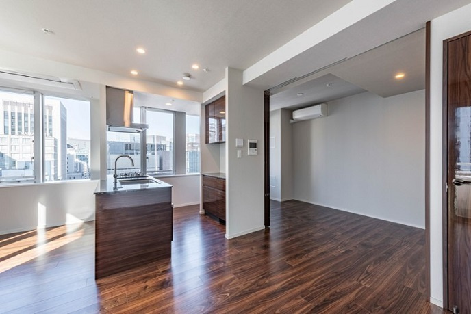 中央区勝どき６丁目の賃貸マンションのキッチン|同反転タイプ参照