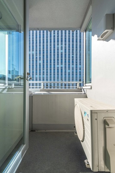 中央区勝どき６丁目の賃貸マンションのバルコニー|同反転タイプ参照