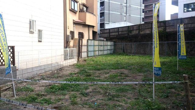 大阪市阿倍野区天王寺町北　土地の外観