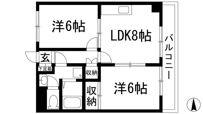 【間取り】 | プリムローズ西野