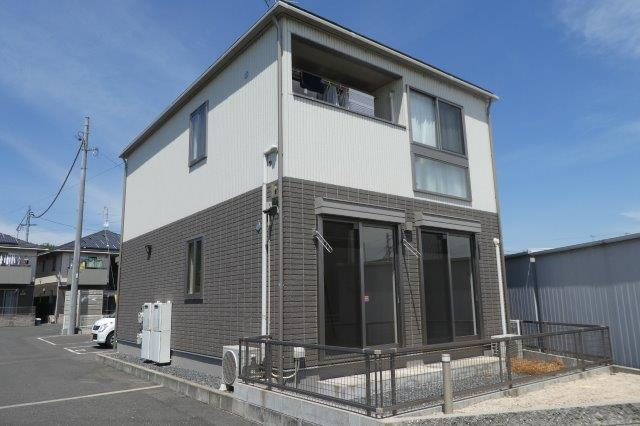 倉敷市青江のアパートの外観