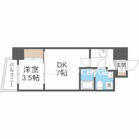 【間取り】 | APRILE南森町 | セレニテ南森町