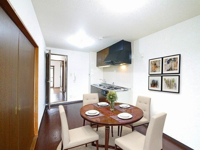 バーベナ光台D棟の居間・リビング|CGで家具等を配置したもので家具等は含まれません