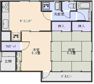 【間取り】 | 田野ハイツ