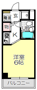 【間取り】 | メゾンホープ立花
