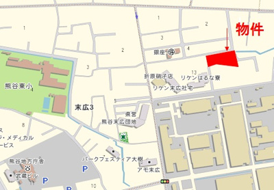 【地図】 | 熊谷市末広４丁目