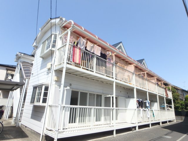 川崎市中原区井田中ノ町のアパートの外観
