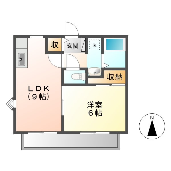 ラピュータ大島Ｃの間取り