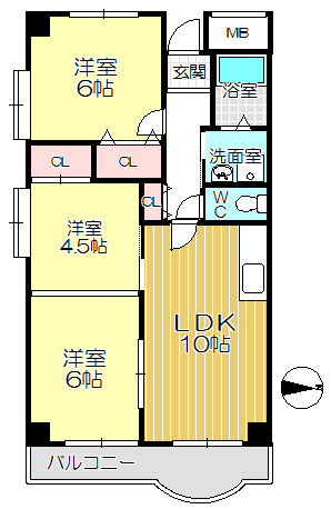 【間取り】 | サンティールユイ