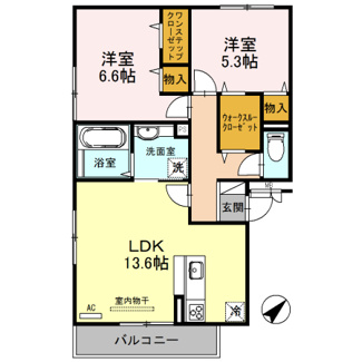 【間取り】 | ａｂｃｄマンション綾園