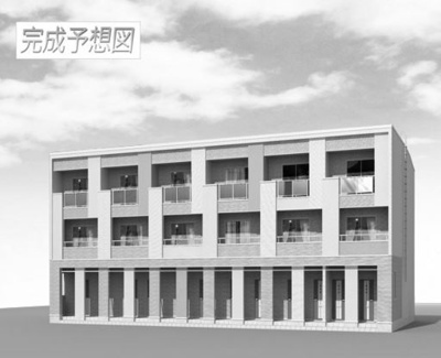 【外観】 | みどりのアパートB | 都市ガス仕様のお部屋です♪