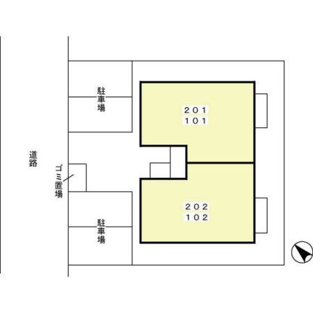 アルトインテルノの区画図