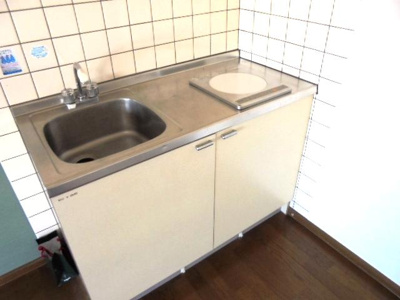 【キッチン】 | ヴィラさち | 冷蔵庫も置けます★