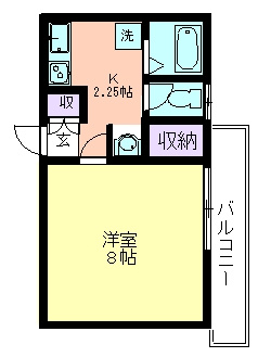 ラウムＦ・Ｋの間取り
