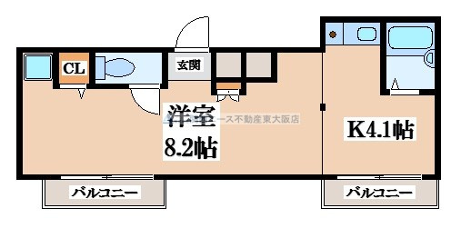 【間取り】 | にしのハイツ花園