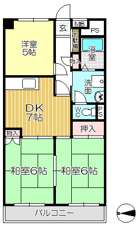 【間取り】 | メゾン浜田