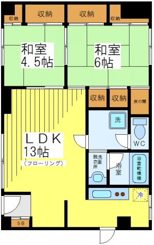 高杉マンションの外観