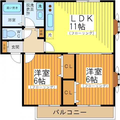 リナシャンテＣの外観