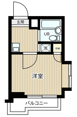【間取り】 | シャトレ広尾