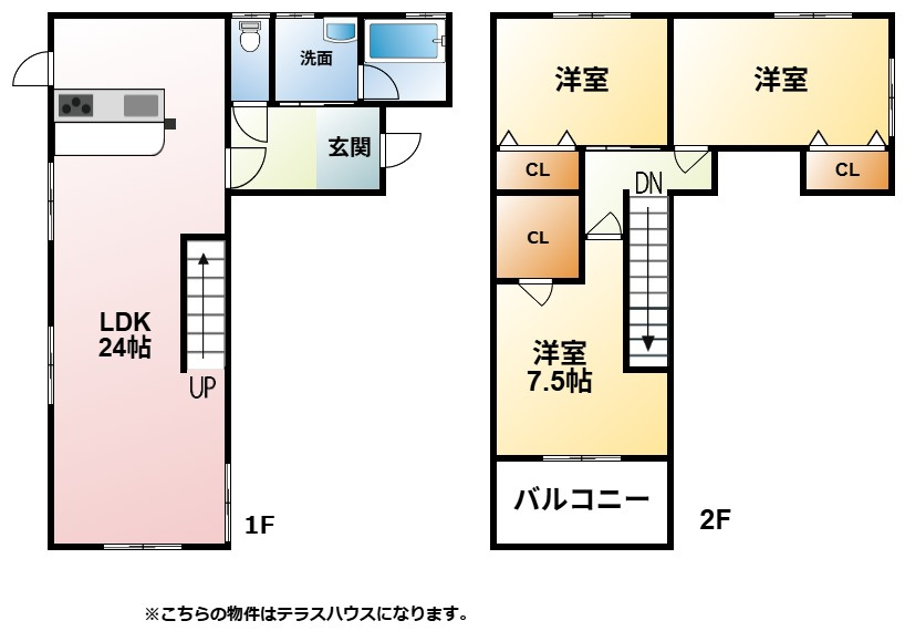 KTTながたの間取り|ファミリー向け3ＬＤＫ部屋♪