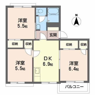 【間取り】 | タウニィ高松