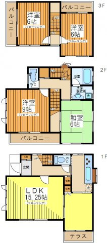下高井戸戸建の外観