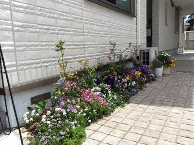 【外観パース】 | ベレンツェルトリーゲン芦屋伊勢町 | 植栽が綺麗です