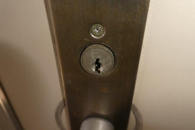 コーポサンライトⅡのセキュリティ|玄関キー