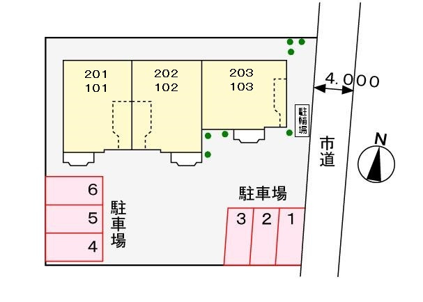 サンクレストの区画図
