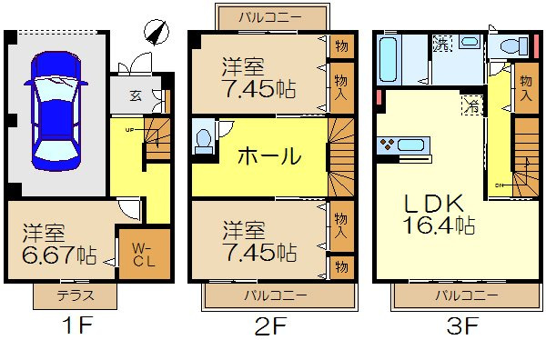 【間取り】 | カレッツァ２番館
