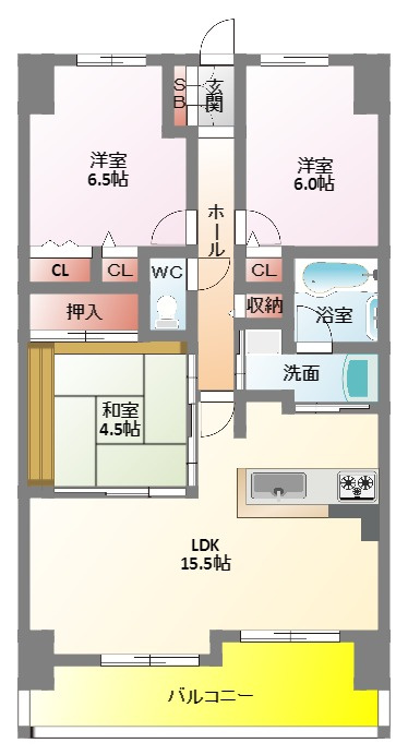 エステムコート香里園の間取り|ペットと住めるマンション