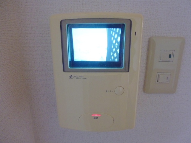 倉敷市北畝６丁目のアパートのセキュリティ|カメラ付インターホン