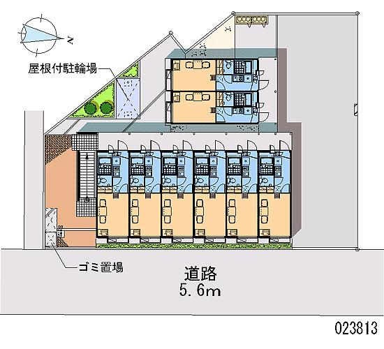 ニューキャッスルの区画図|同タイプ参考写真です。