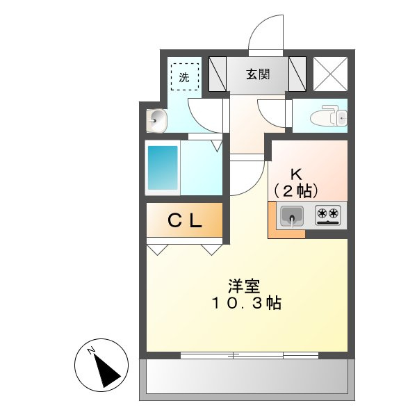 サンパレス幸町の間取り