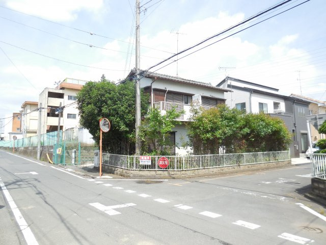 鴻巣市箕田の売地の前面道路含む現地写真