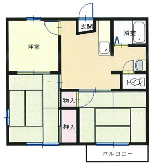 【間取り】 | ベルハイツⅠ