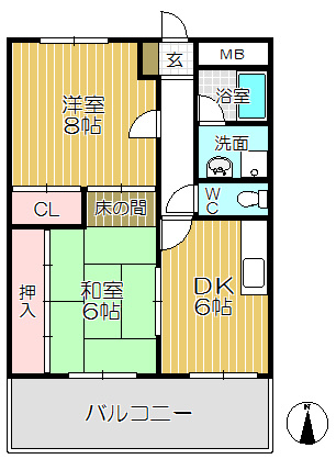 【間取り】 | リバーサイド２１