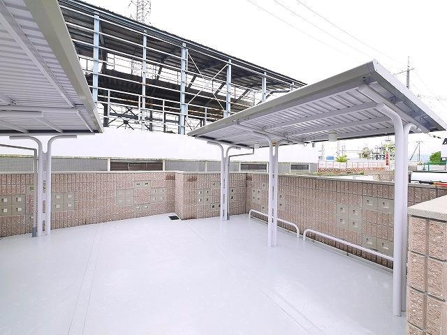 イリーデⅡのその他共用部分|駐輪場スペース完備