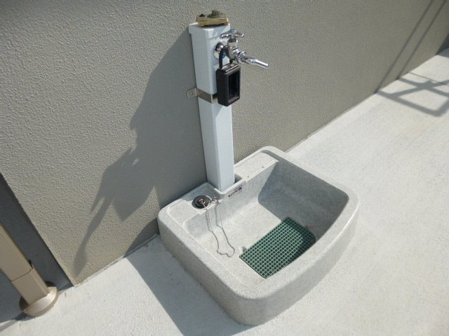 倉敷市中庄の一戸建てのその他共用部分|散水栓
