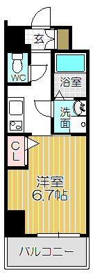 【間取り】 | アリビオ立花Ⅲ