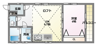 【間取り】 | アークス上池田