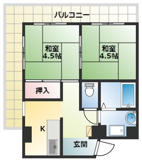 【間取り】 | コーポイソダ