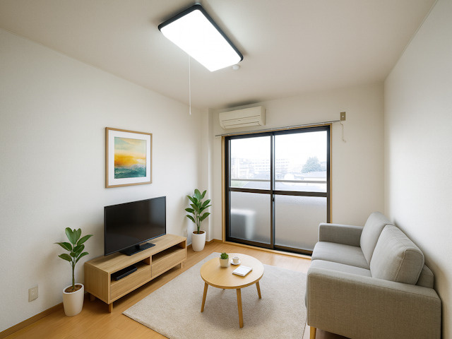 コーポ諏訪西大寺|CGで家具等を配置したもので家具等は含まれません。