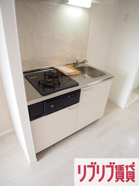 ハーミットパープルのキッチン