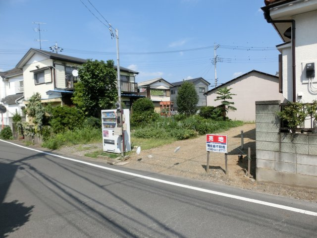 鴻巣市登戸の売地の外観